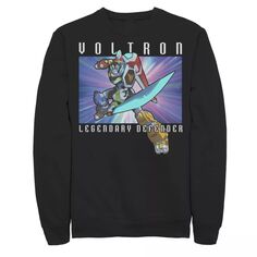 Мужская флисовая куртка Voltron: Legendary Defender Voltron Action Pose с длинными рукавами Licensed Character