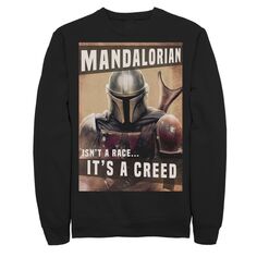 Мужской свитшот The Mandalorian It Is not A Race It’s A Creed Star Wars
