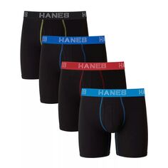 Эластичные боксеры из 4 пар Big &amp; Tall Ultimate Hanes