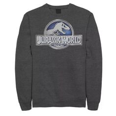 Мужская классическая флисовая куртка с металлическими монетами и логотипом Jurassic World Licensed Character