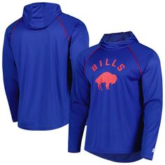 Мужская футболка с капюшоном Royal Buffalo Bills Vintage Logo реглан Starter