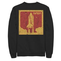 Мужской флисовый пуловер с рисунком NASA Up In Smoke Licensed Character