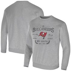 Мужской пуловер с капюшоном Tampa Bay Buccaneers NFL x Darius Rucker Collection от Fanatics Heather Grey Tampa Bay Buccaneers