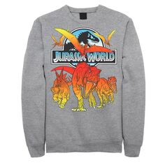 Мужская флисовая куртка Jurassic World Two Dino Charging Comic Pop Licensed Character