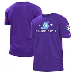 Мужская фиолетовая футболка из матового джерси Los Angeles Lakers 2021/22 City Edition New Era