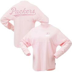 Женская трикотажная футболка Fanatics розового цвета с логотипом Green Bay Packers Millennial Spirit Fanatics