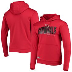 Мужской пуловер с капюшоном Cardinal Arizona Cardinals Joint Authentic Hard Hash New Era