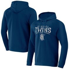 Мужская коллекция Darius Rucker от Fanatics Navy Minnesota Twins вафельного цвета пуловер с капюшоном реглан