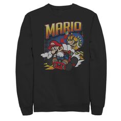 Мужская флисовая куртка Nintendo Mario Kart Bowser Mario Racing Licensed Character