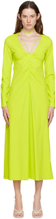 Зеленое платье-миди Nikola Saks Potts