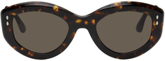 Солнцезащитные очки «кошачий глаз» черепаховой расцветки Isabel Marant