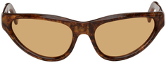 Коричневые солнцезащитные очки Mavericks Marni