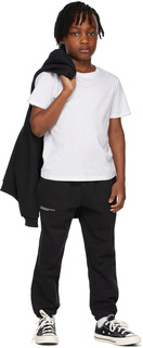 Детские черные спортивные штаны из органического хлопка 365 PANGAIA