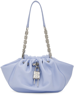 Маленькая синяя сумка через плечо Kenny Givenchy