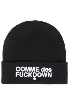 Шапка с логотипом Comme DES Fuckdown