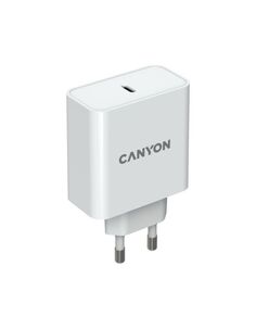 Сетевое зарядное устройство CANYON H-65, GAN 65W (2CN-DCHA65W01) белый