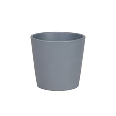 Кашпо Студия-Декор Керамическое серое 8 см конус