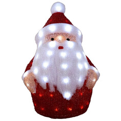 Фигуры объемные световые фигура световая MAXIJOY Дед Мороз 45см 50LED холодный белый