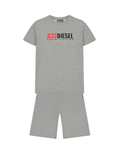 Комплект: футболка и шорты, серый Diesel детский