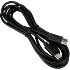 Кабель интерфейсный USB 2.0 Garnizon GCC-USB2-CMCM-6 Type-C/Type-C, 3А, 45Вт, PD/QC3.0, 1.8м, медь, черный, пакет Гарнизон