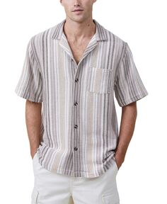Мужская рубашка Palma с коротким рукавом COTTON ON