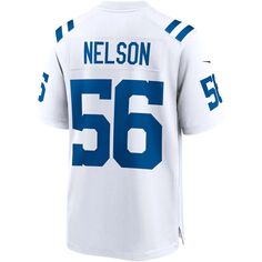Мужская белая майка Quenton Nelson Indianapolis Colts Game Player Nike