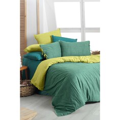 Sarev Montes Зеленый Комплект постельного белья из 100% хлопка, необычный поплин