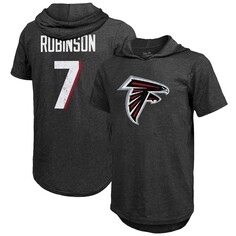 Футболка с именем и номером Majestic Threads Atlanta Falcons, черный