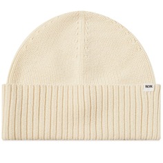 Шапка Wood Wood Cadence Knit Beanie, белый