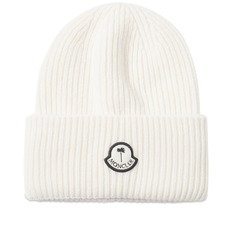 Шапка Moncler Genius X Palm Angels Beanie, белый