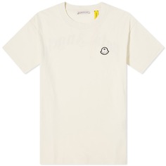 Футболка Moncler Genius X Palm Angels Multi Logo, белый