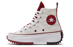 Унисекс Converse Converse Run Star Hike парусиновая обувь Белый/Back Alley Brick/University Red
