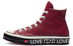 Высокие кроссовки унисекс Converse Chuck Taylor All Star 1970s Love Graphic красные