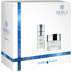 Herla Hydra Plants набор: интенсивно увлажняющий дневной крем с SPF15 для лица, 50 мл + интенсивно увлажняющий крем для глаз, 30 мл