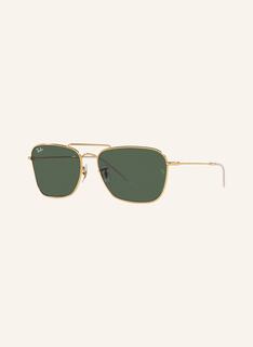 Солнцезащитные очки Ray-Ban CARAVAN REVERSE, золотой