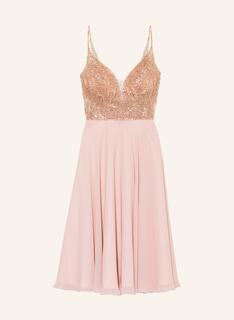 Платье SWING mit Perlenbesatz, розовый