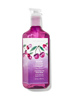 Очищающее гелевое мыло для рук Black Cherry Merlot, 8 fl oz / 236 mL, Bath and Body Works