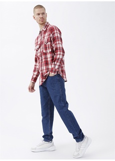 Мужские джинсовые брюки свободного покроя с нормальной талией цвета индиго Denim Trip