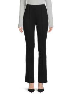 Твердые штаны bootcut Elie Tahari Noir