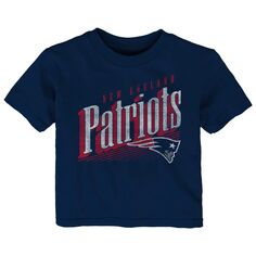 Темно-синяя футболка New England Patriots Winning Streak Outerstuff