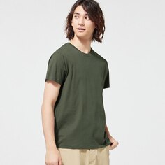 Хлопковая футболка Т GU, зеленый