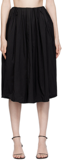Черная юбка-миди с воздушным шаром BEVZA