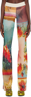 Разноцветные брюки для отдыха The Scarf Jean Paul Gaultier