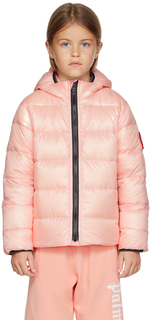 Детский розовый пуховик Crofton Canada Goose Kids