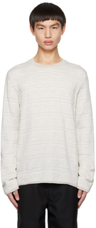 Серый свитер с графическим рисунком Comme des Garçons