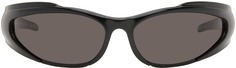 Черные солнцезащитные очки Xpander с обратной стороны Balenciaga