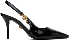 Черные туфли на среднем каблуке Medusa 95 Versace