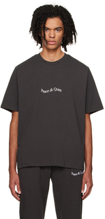 Черная футболка с надписью Museum of Peace &amp; Quiet