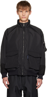 Черная куртка со вставками Comme des Garçons