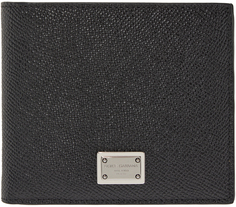 Черный кошелек с логотипом Dolce &amp; Gabbana
